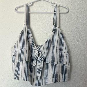 Hollister Keyhole Tie Crop Top